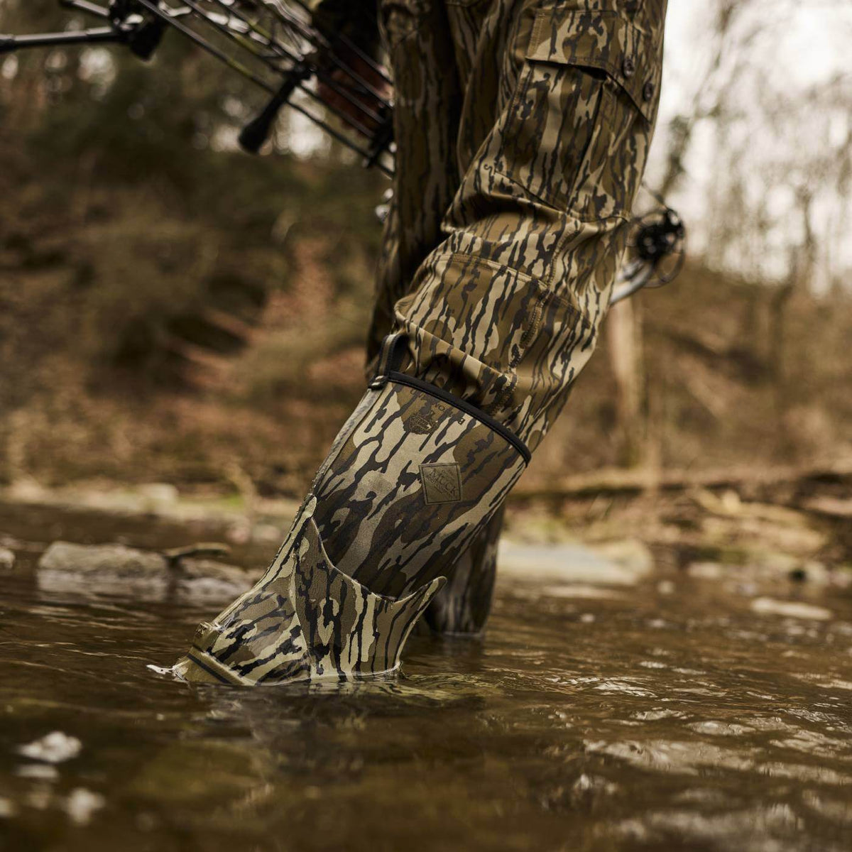 Muck Boot Company Xplorer Men's 12" Outdoor Boot - Mossy Oak Original Bottomland