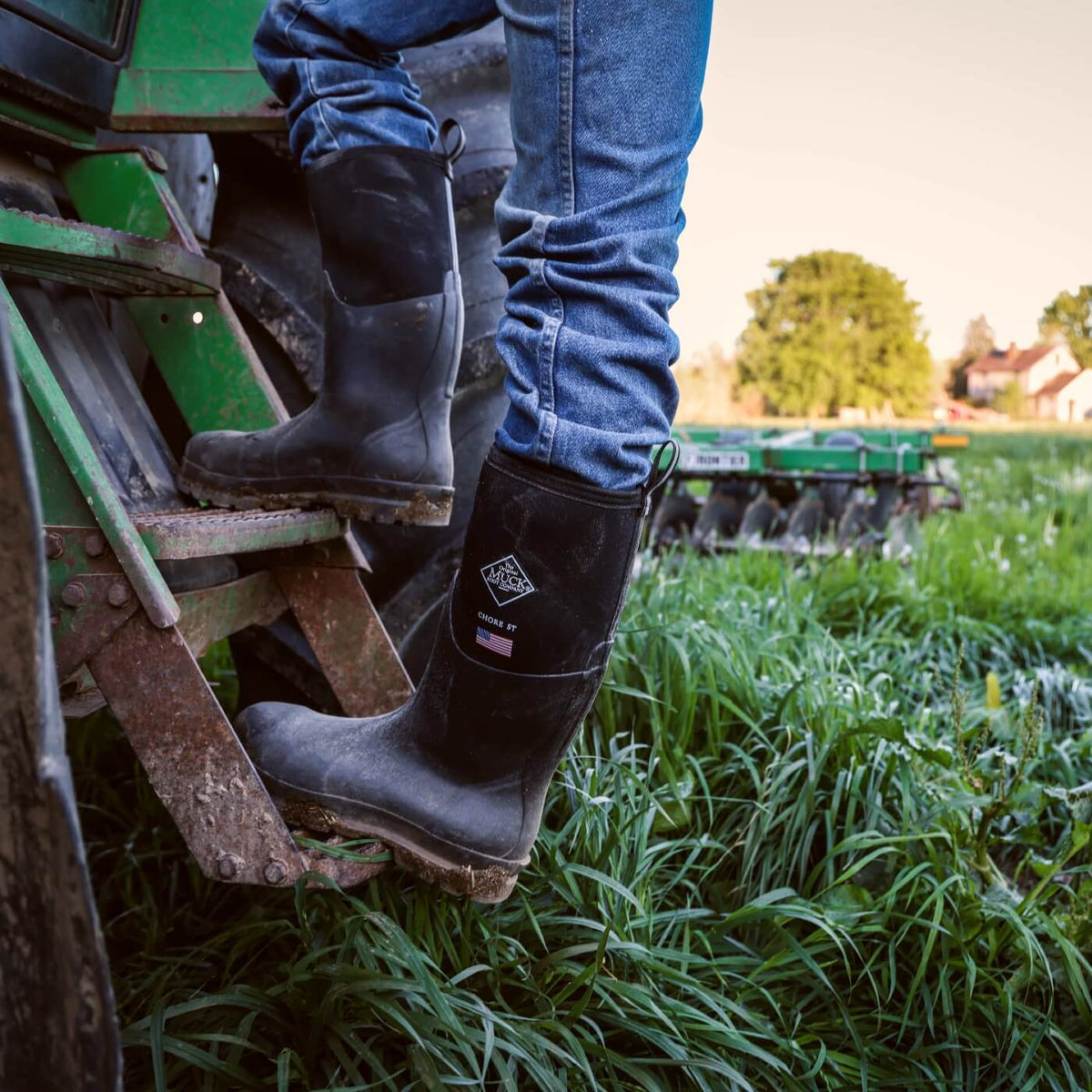 Muck Boot Company Chore Classic USA Men's Steel Toe Work Boot - Black