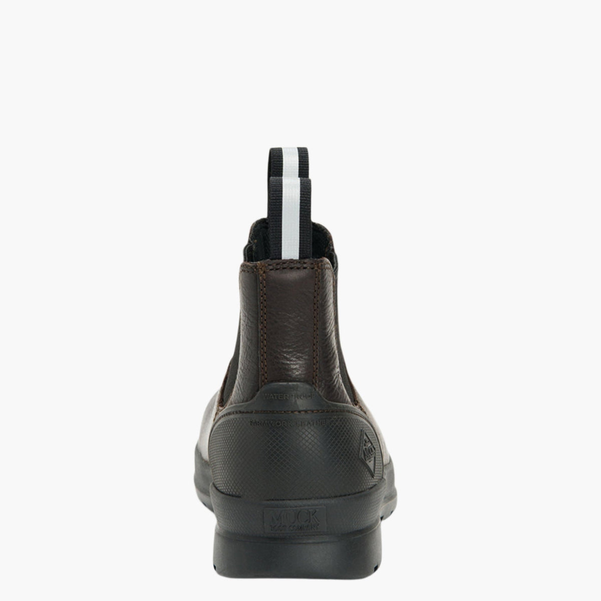 Muck Boot Company Men's Chore Farm Leather Comp Toe Chelsea Boot - Black Coffee