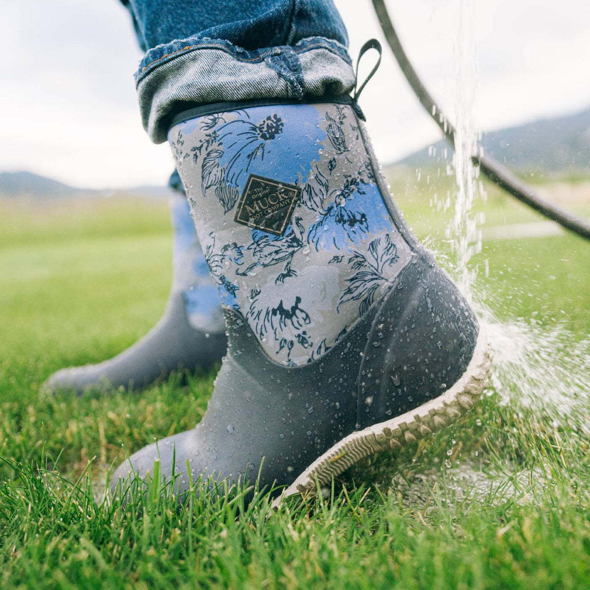 Muck Boot Company Muckster II Women's Mid Boot - India Ink/Floral