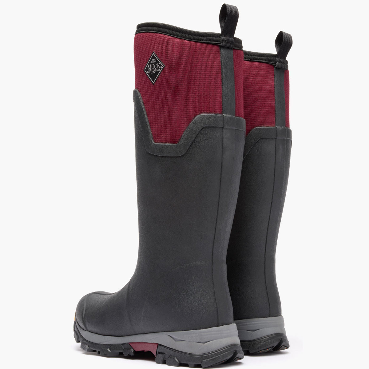 Muck Boot Company Women's Arctic Ice Tall Boot + Vibram Arctic Grip A.T. - Black/Wine