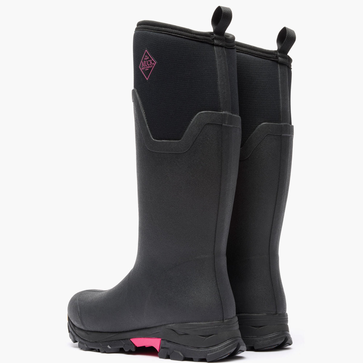 Muck Boot Company Women's Arctic Ice Tall Boot + Vibram Arctic Grip A.T. - Black/Pink