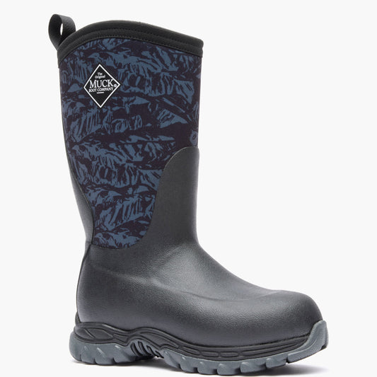 Muck Boot Company Kids' Rugged II Boot - Black/Mountain Terrain
