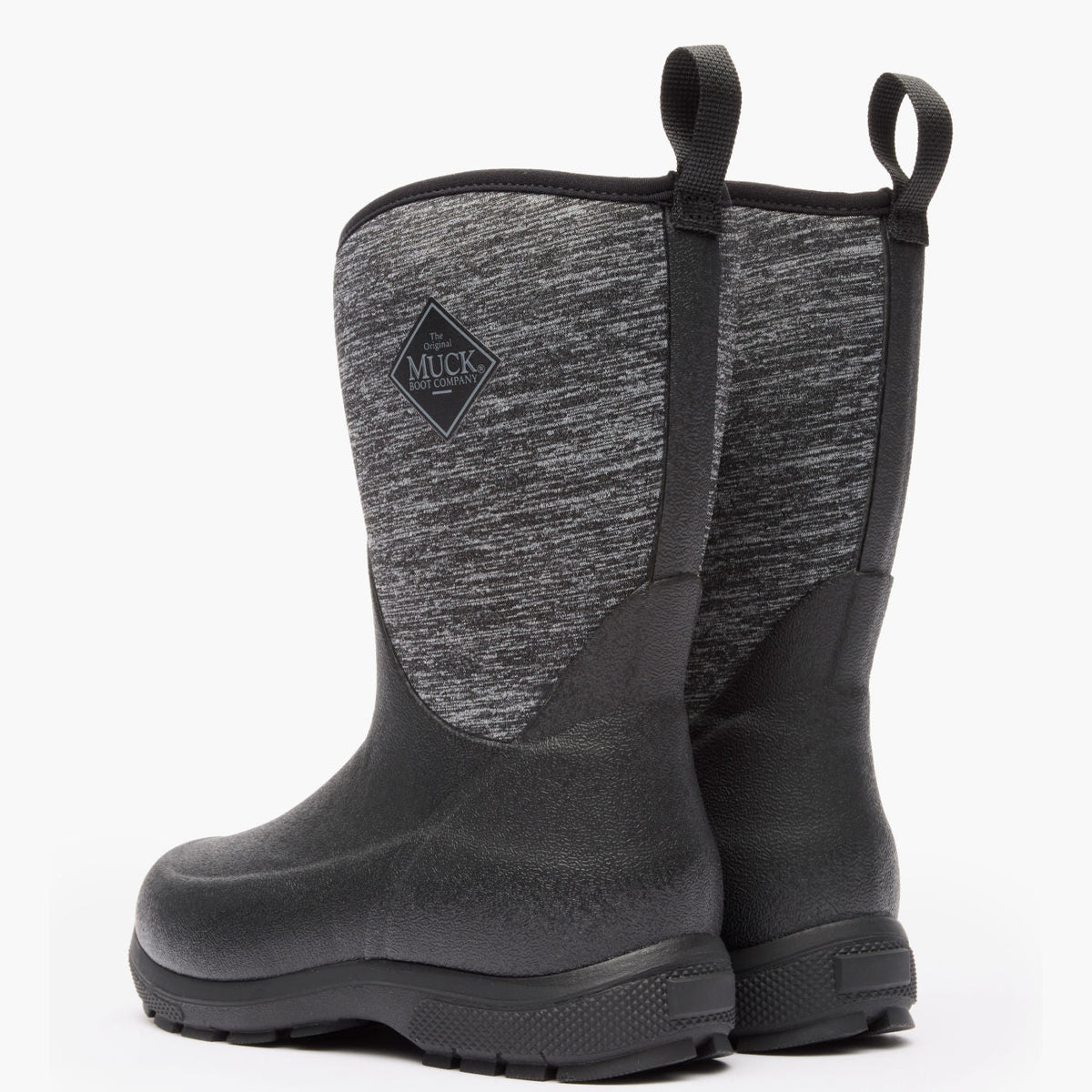 Muck Boot Company Kids' Element Boot - Black/Heather Jersey