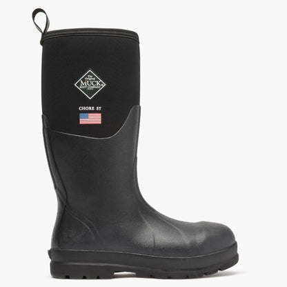 Muck Boot Company Chore Classic USA Men's Steel Toe Work Boot - Black