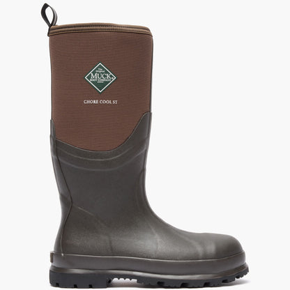 Muck Boot Company Chore Cool Men's Steel Toe Tall Boot - Brown