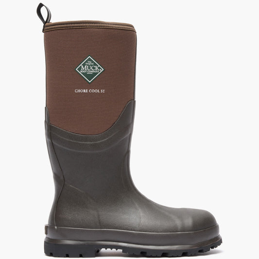 Muck Boot Company Chore Cool Men's Steel Toe Tall Boot - Brown