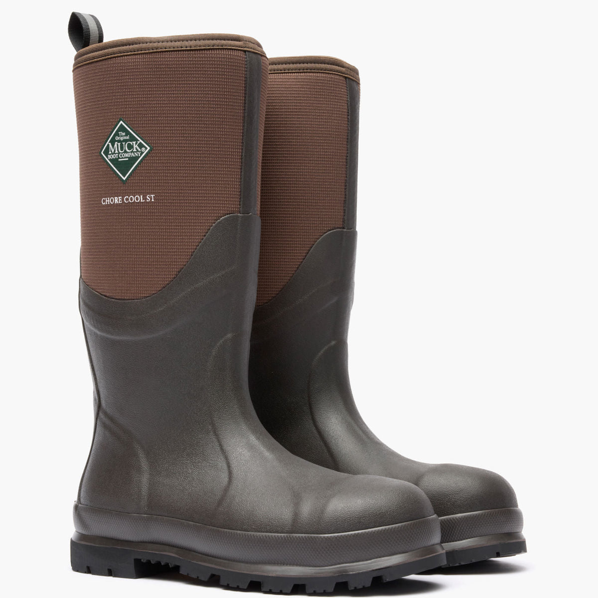 Muck Boot Company Chore Cool Men's Steel Toe Tall Boot - Brown