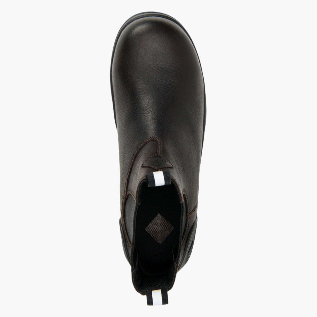 Muck Boot Company Men's Chore Farm Leather Comp Toe Chelsea Boot - Black Coffee