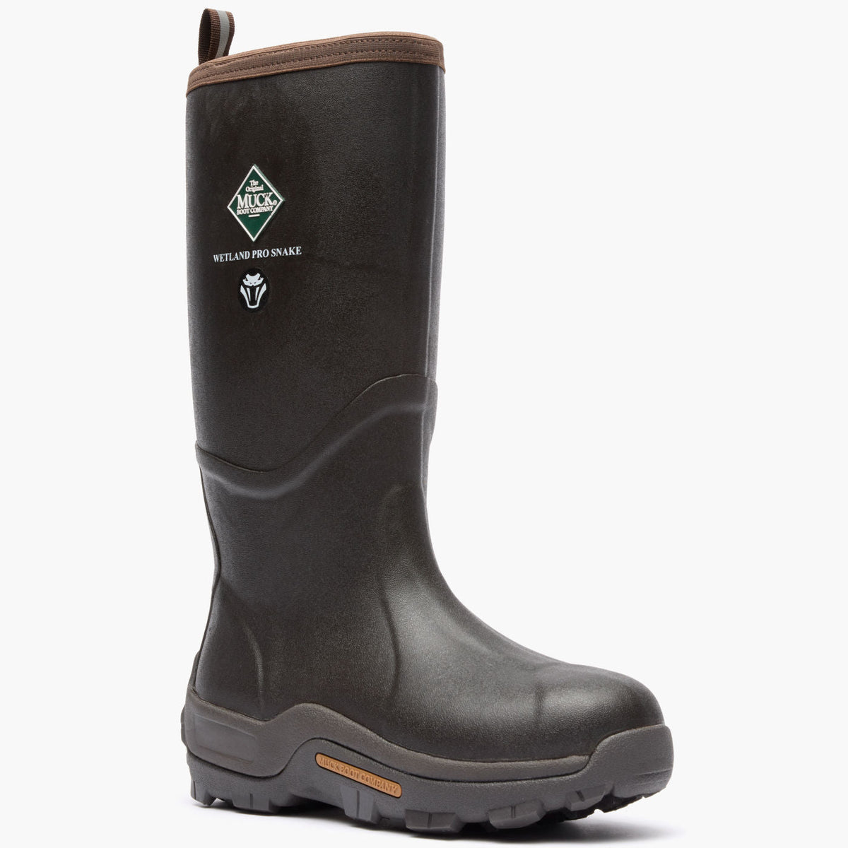 Muck Boot Company Men's Wetland Pro Certified Snake Strike Boot - Brown