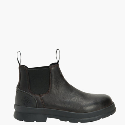 Muck Boot Company Men's Chore Farm Leather Chelsea Boot - Black Coffee