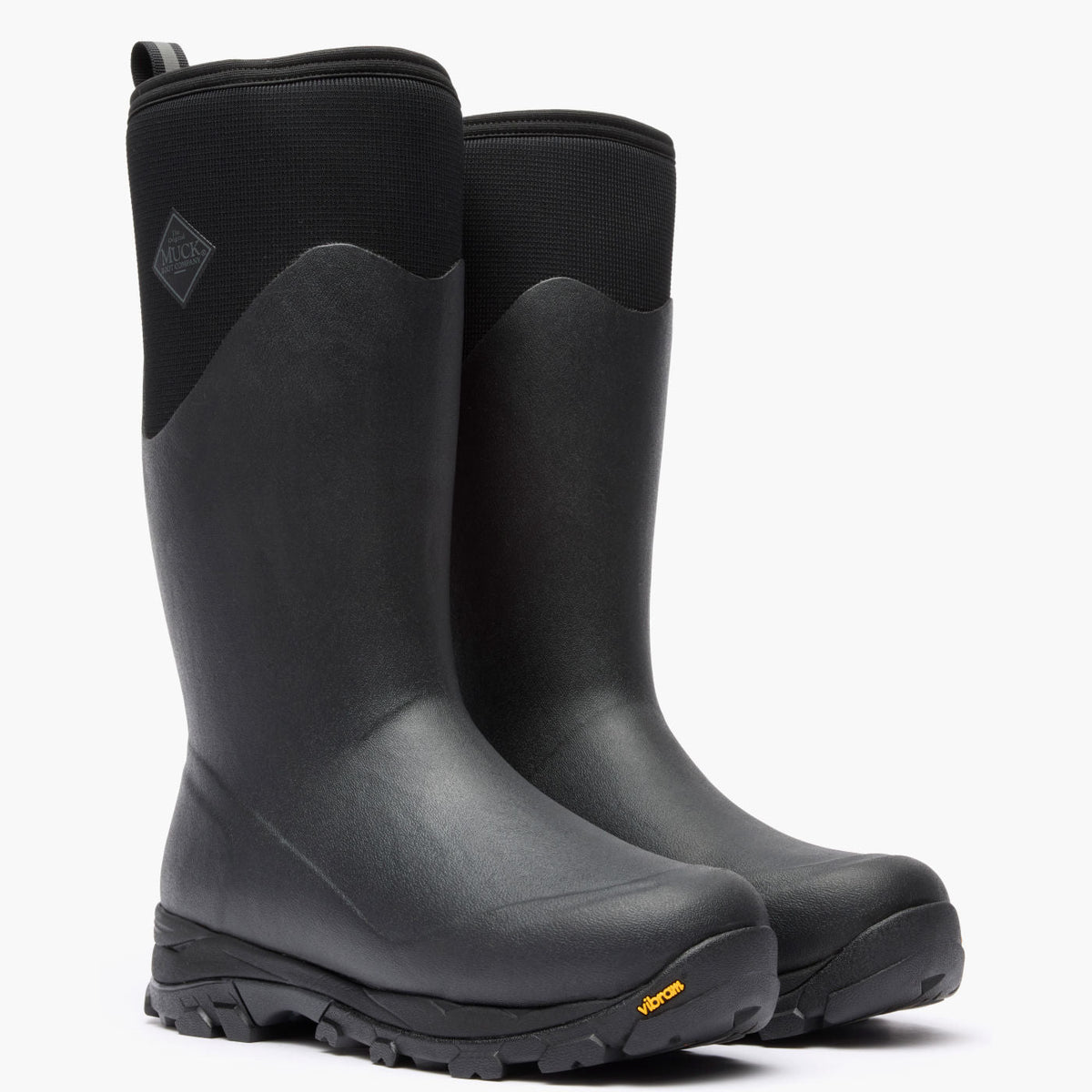 Muck Boot Company Men's Arctic Ice 16" Insulated Boot + Vibram Arctic Grip A.T. - Black