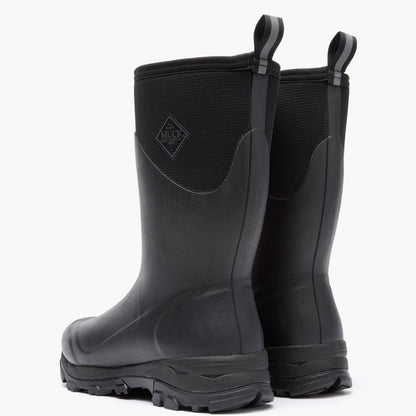Muck Boot Company Men's Arctic Ice 12" Insulated Mid Boot + Vibram Arctic Grip A.T. - Black