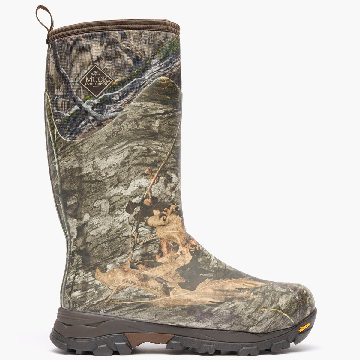 Muck Boot Company Men's Woody Arctic Ice 16" Insulated Boot + Vibram Arctic Grip A.T. - Mossy Oak Country Dna