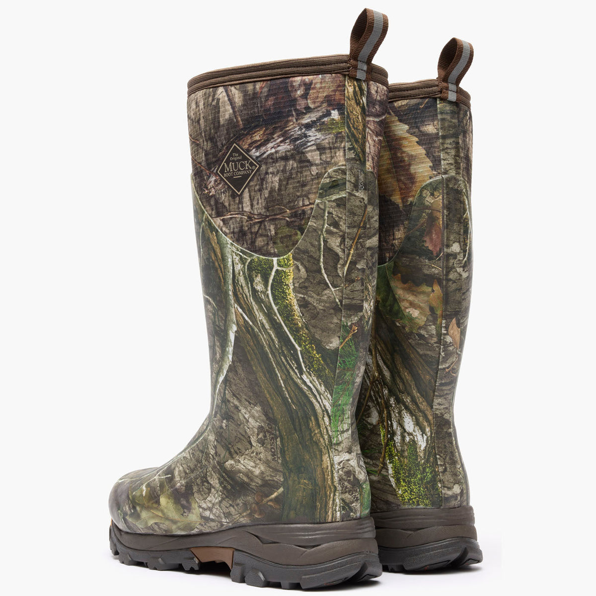 Muck Boot Company Men's Woody Arctic Ice 16" Insulated Boot + Vibram Arctic Grip A.T. - Mossy Oak Country Dna