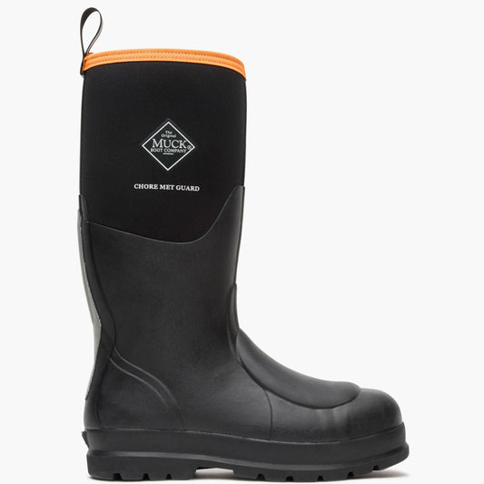 Muck Boot Company Men's Chore Classic Met Guard PR Work Boot - Black