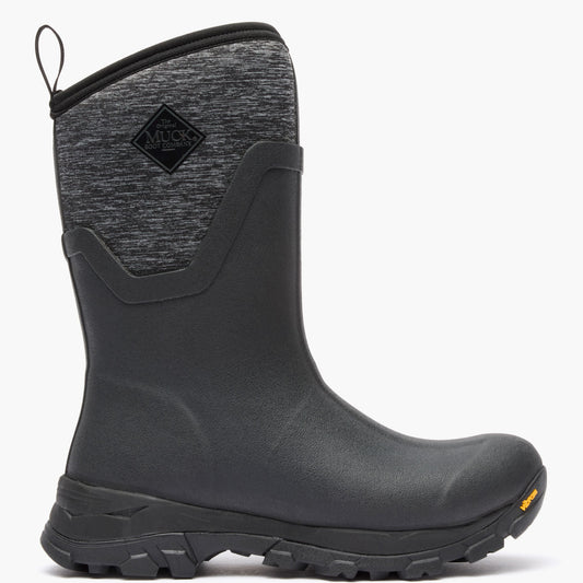 Muck Boot Company Women's Arctic Ice Mid Boot + Vibram Arctic Grip A.T. - Black
