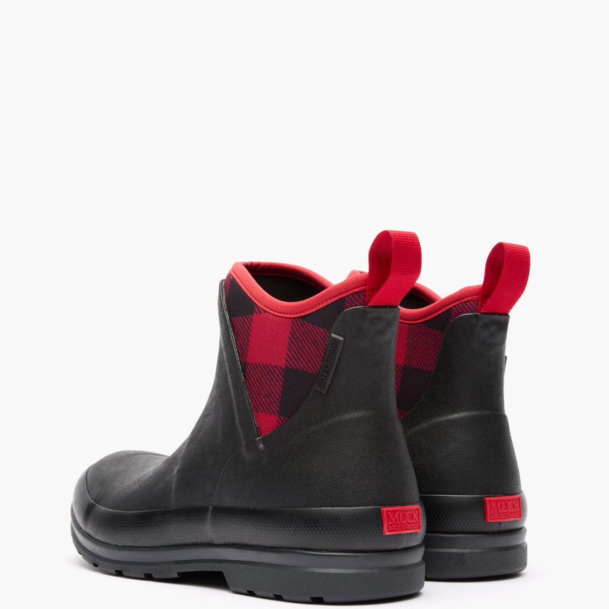 Muck Boot Company Women's Originals Ankle Boot - Red Black Checkers