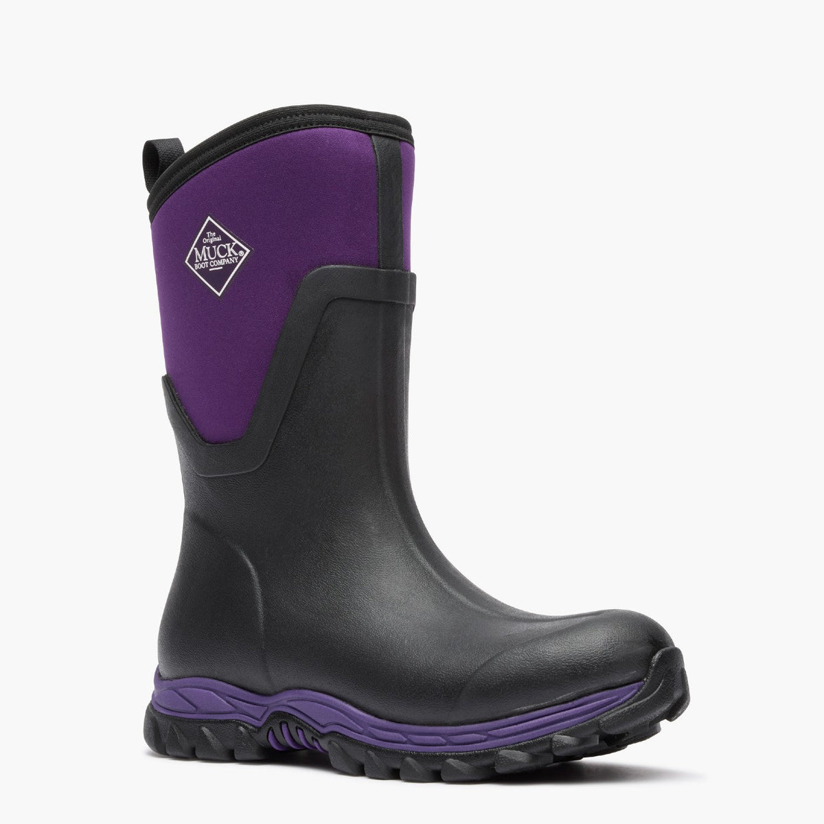 Muck Boot Company Women's Arctic Sport II Mid Boot - Black/Purple Acai