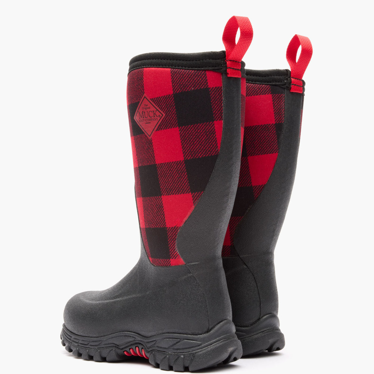 Muck Boot Company Kids' Rugged II Boot - Black Buffalo Plaid