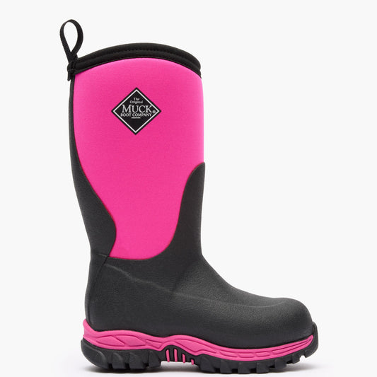 Muck Boot Company Kids' Rugged II Boot - Black/Pink