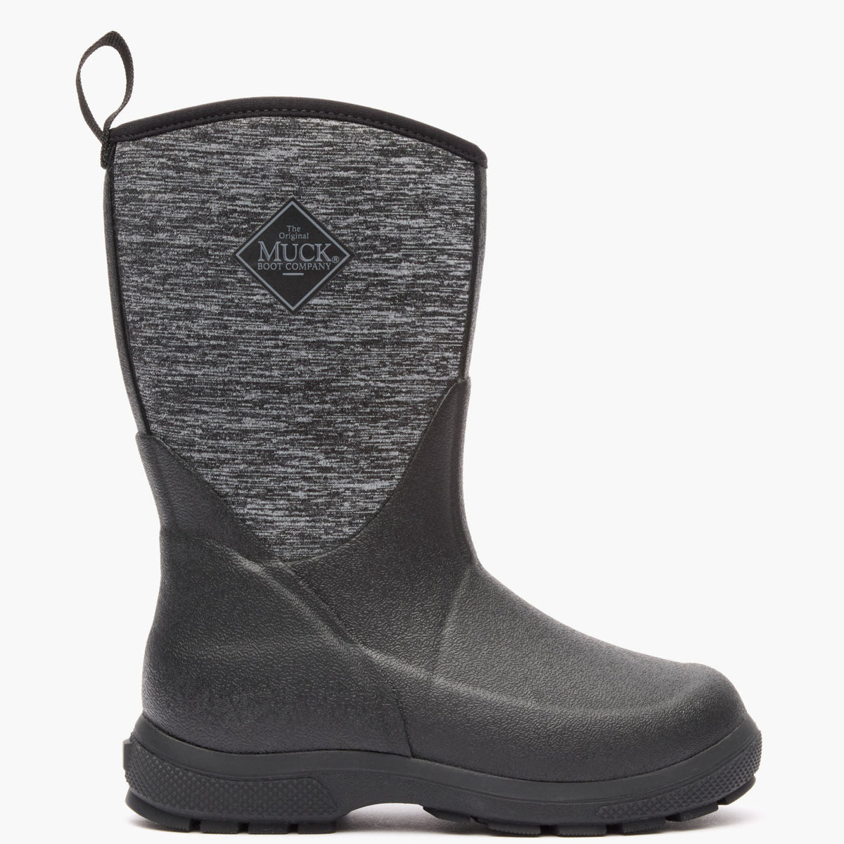 Muck Boot Company Kids' Element Boot - Black/Heather Jersey