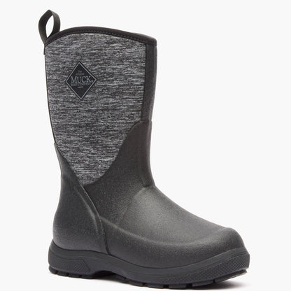 Muck Boot Company Kids' Element Boot - Black/Heather Jersey